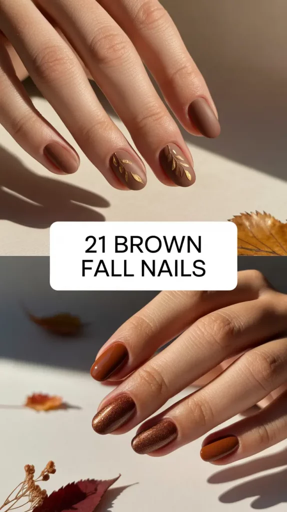 Brown Fall Nails 2025: Chic Designs, Chocolate Shades & Inspo for the Season