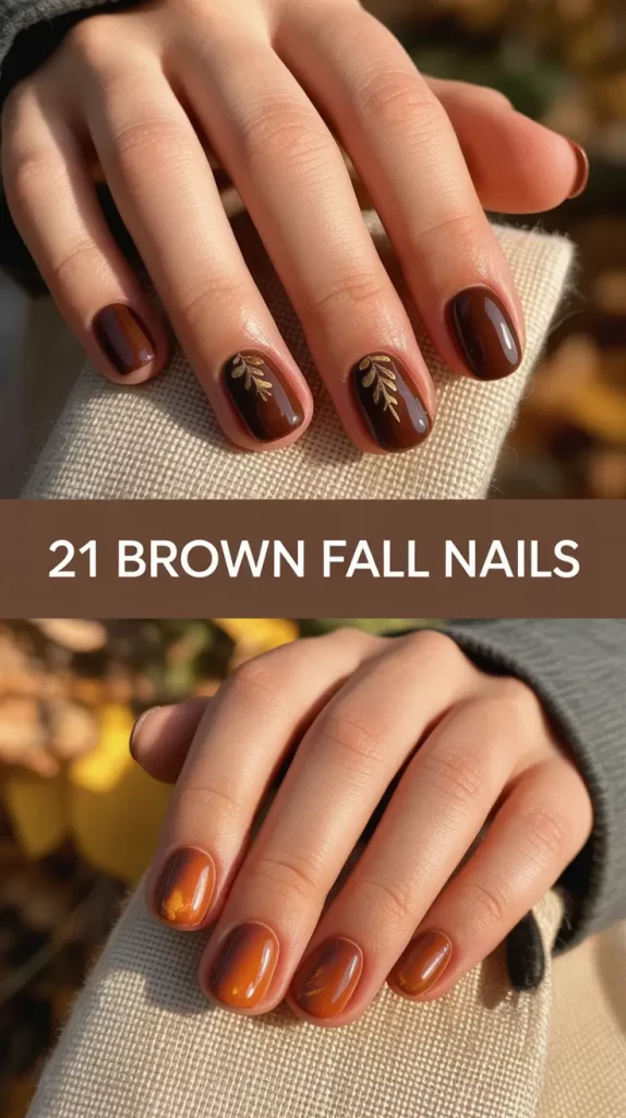 Brown Fall Nails 2025: Chic Designs, Chocolate Shades & Inspo for the Season