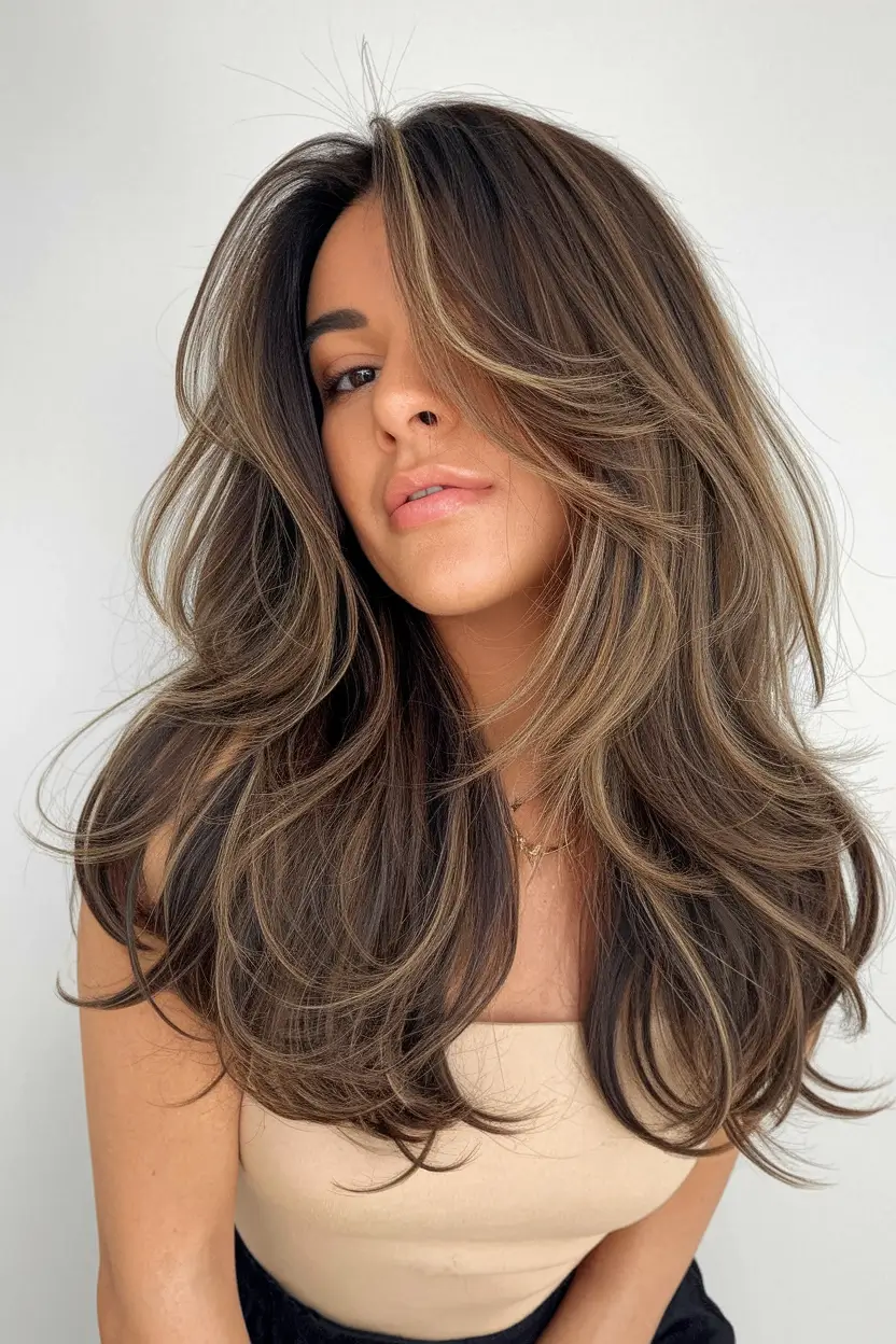 easy fall hairstyles 2025 Layered Volume for Luxe Autumn Vibes