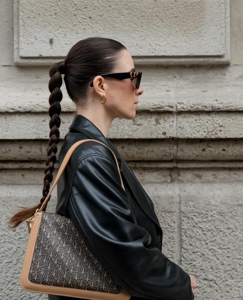 easy fall hairstyles ideas 2025 Sleek Rope Braid