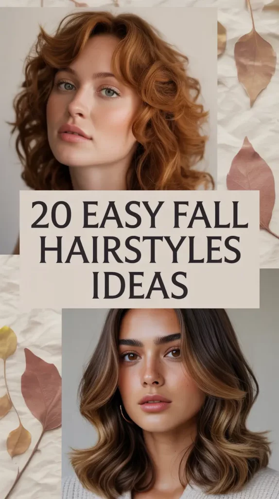 Easy Fall Hairstyles Ideas 2025: Cute & Trendy Looks for Every Hair Type