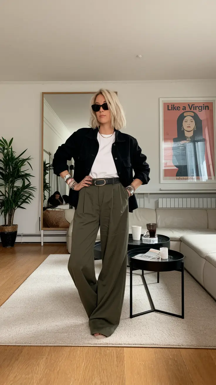 everyday fall outfits ideas 2025 Relaxed Utility Chic