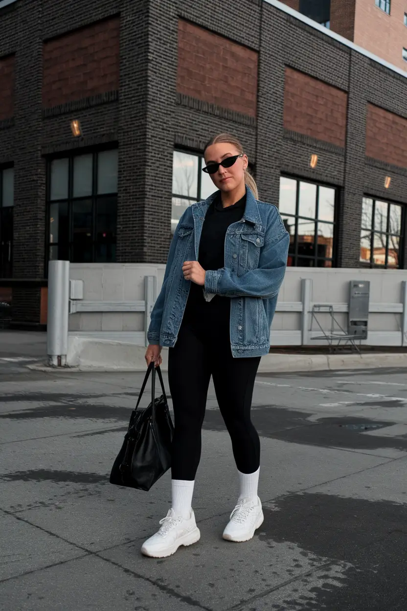 everyday fall outfits ideas 2025 Denim Jacket Street Vibes