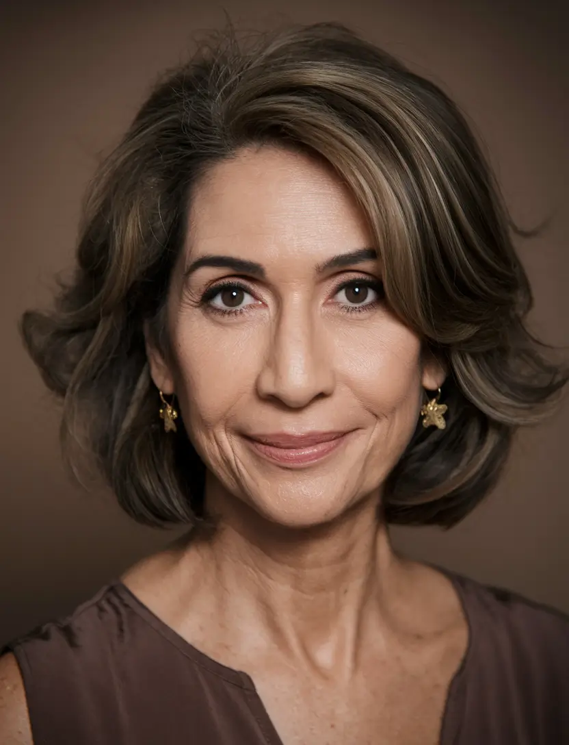 haircuts women over 50 curly Dimensional Curls with a Sculpted Edge