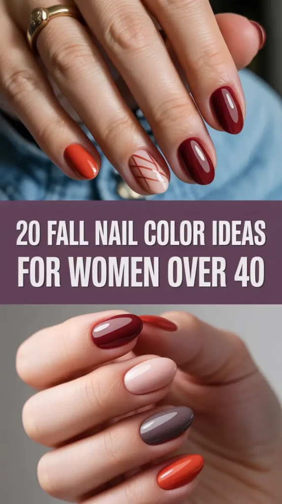 Fall 2025 Nail Color Ideas for Women Over 40: Chic & Modern Trends