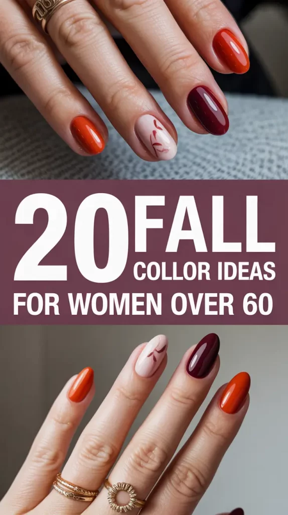 Fall 2025 Nail Color Ideas for Women Over 60: Chic & Simple Autumn Looks