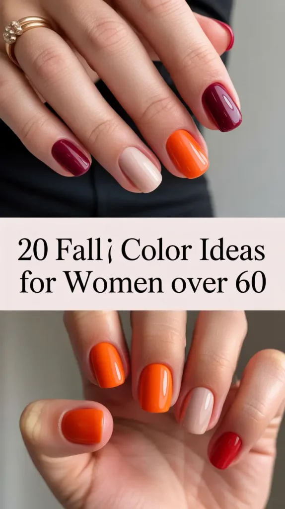 Fall 2025 Nail Color Ideas for Women Over 60: Chic & Simple Autumn Looks