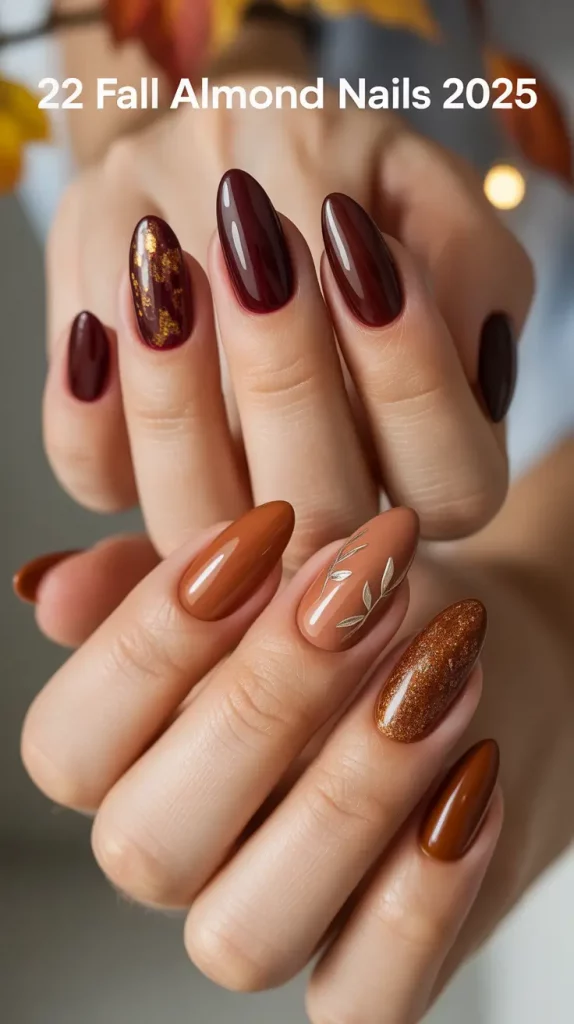 Fall Almond Nails 2025: Trendy Designs, Colors & Inspo for the New Season