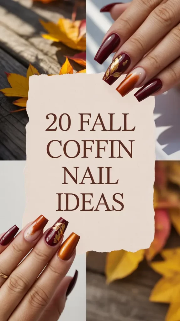 Fall Coffin Nail Ideas 2025: Trendy Designs and Inspo for Autumn