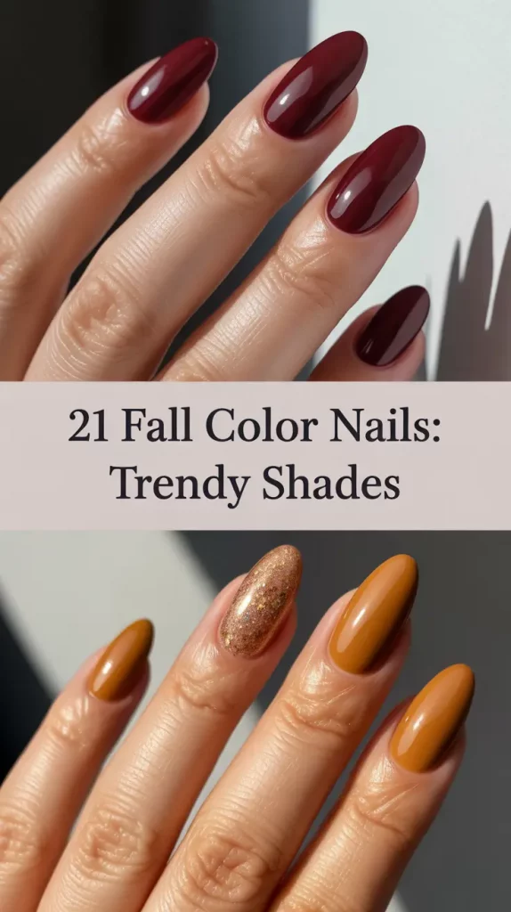 Fall Color Nails: Trendy Shades 2025 – Stunning Autumn Gel Designs & Ideas
