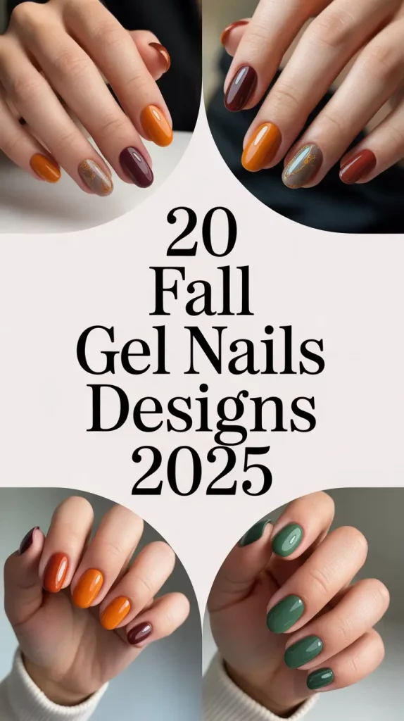 Fall Gel Nails Designs 2025: Trendy Autumn Colors, Styles & Fresh Ideas