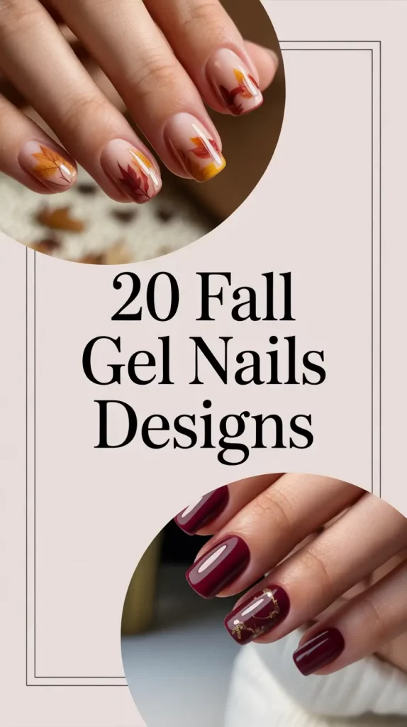 Fall Gel Nails Designs 2025: Trendy Autumn Colors, Styles & Fresh Ideas
