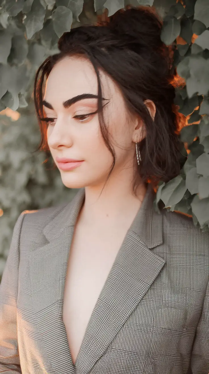 fall hairstyle for medium hair 2025 Effortless Updo with Romantic Face-Framing Pieces