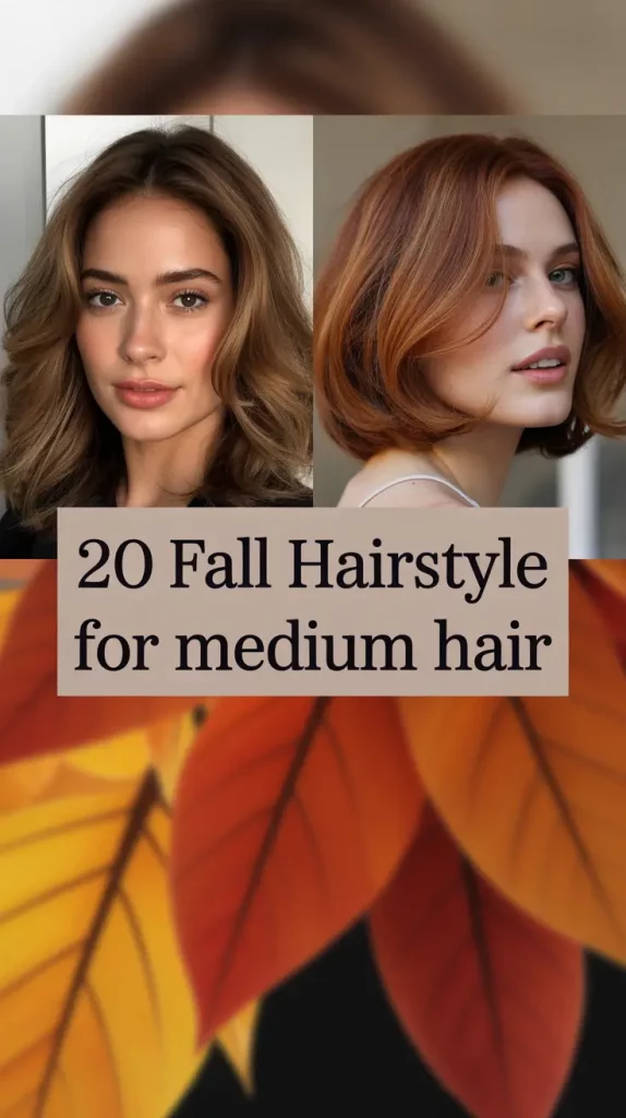 Fall Hairstyle for Medium Hair 2025: 20+ Cute, Easy Looks You’ll Want All Season