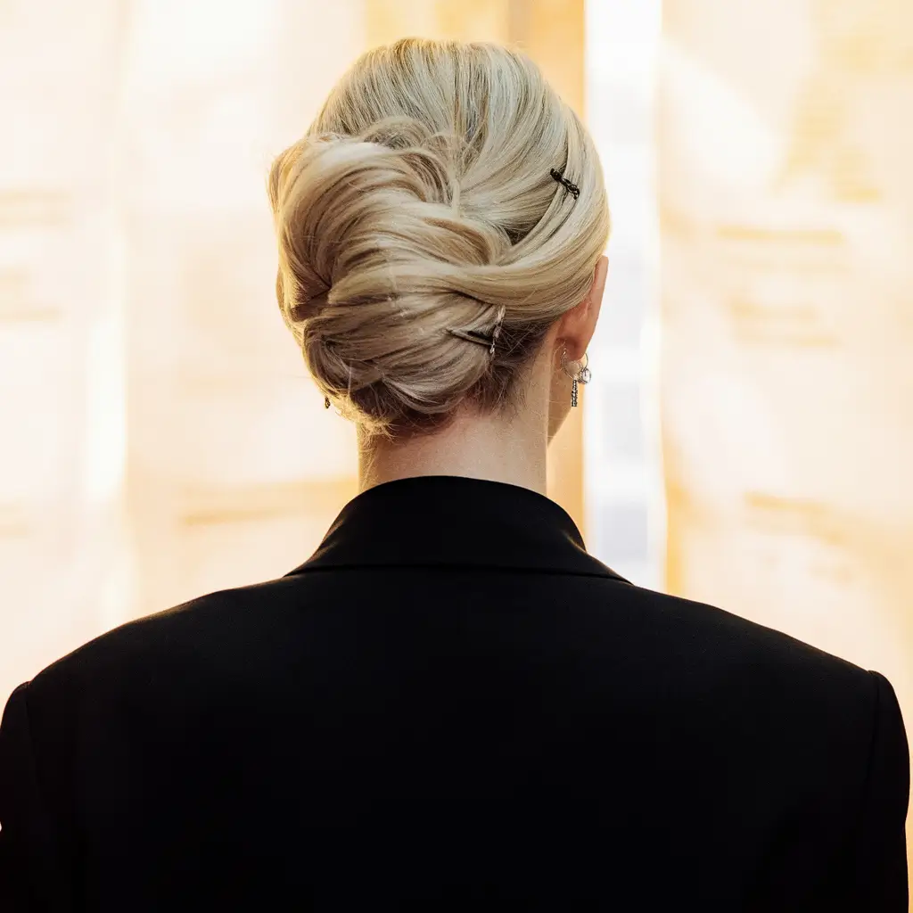 fall hairstyles and colors ideas 2025 Modern French Roll
