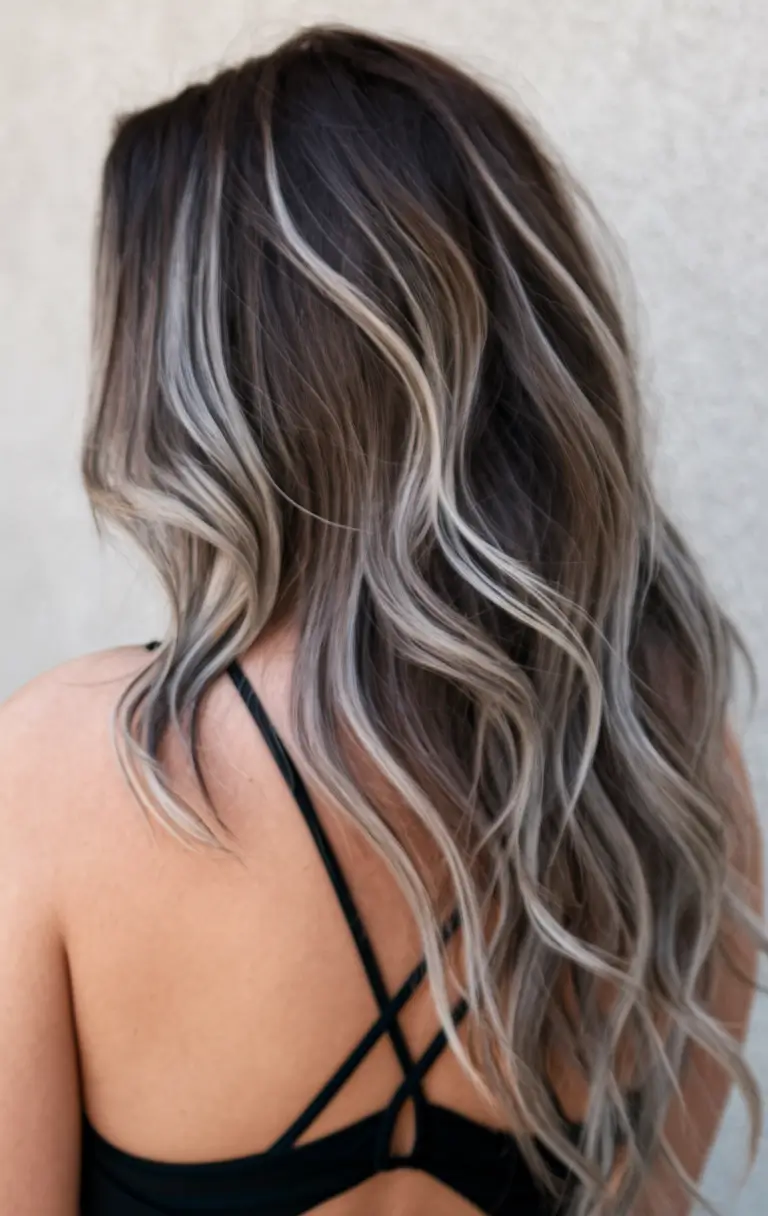 fall hairstyles and colors ideas 2025 Ash-Toned Ribbons