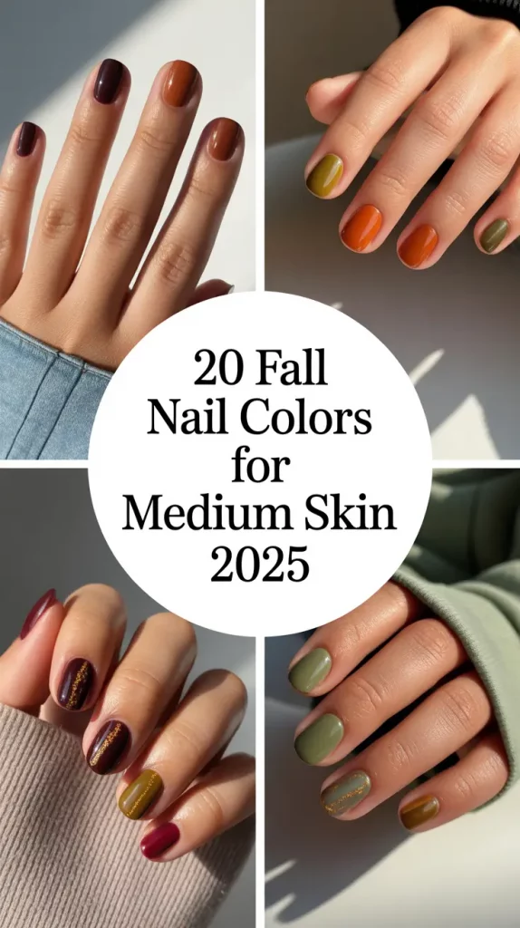 Fall Nail Colors for Medium Skin 2025: Inspo for Chic Autumn Manicures