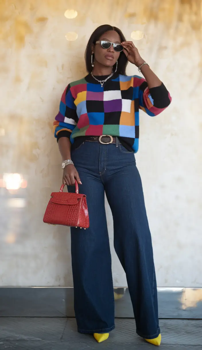 fall outfits black women fashion ideas Colorblock Confidence