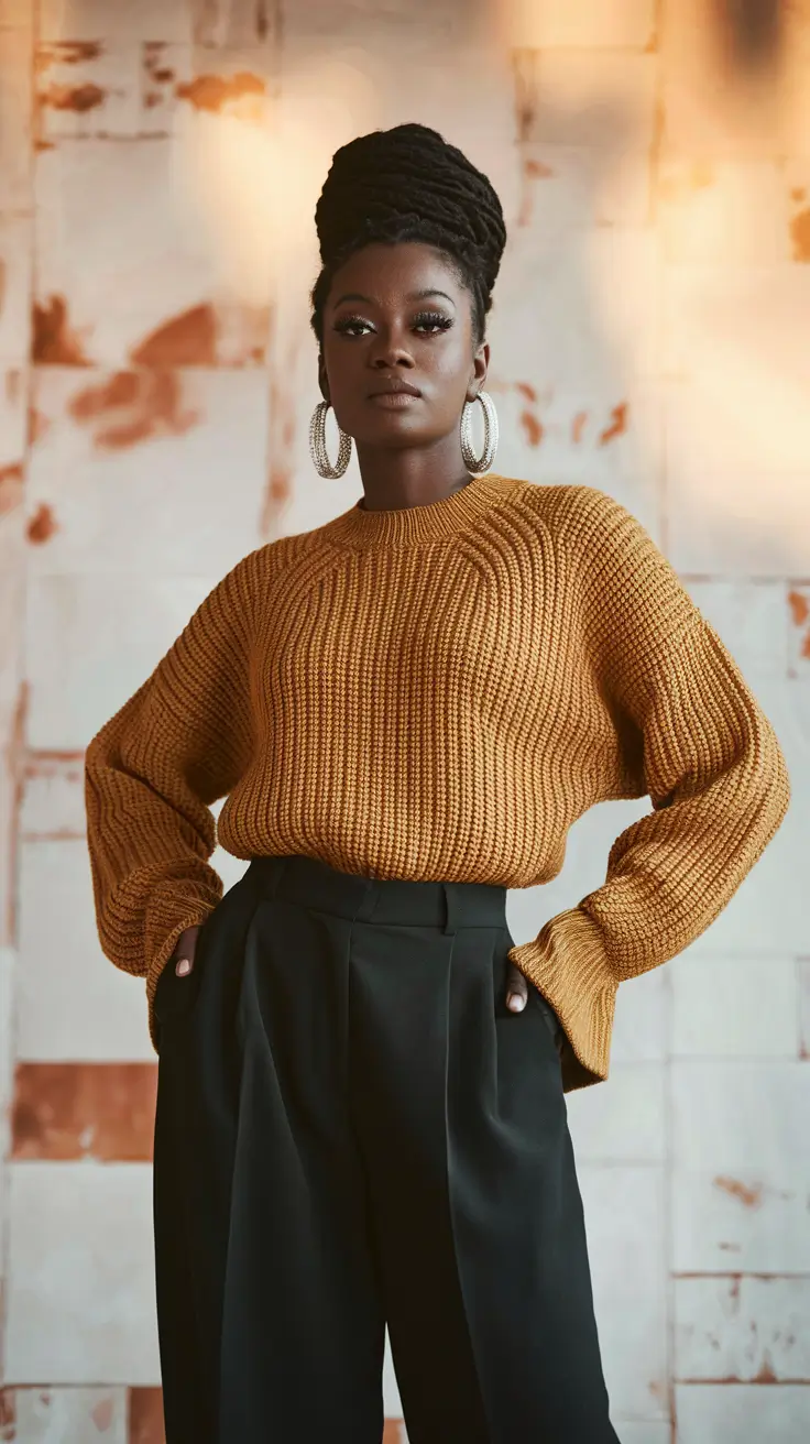 fall outfits black women baddie Knits and Confidence