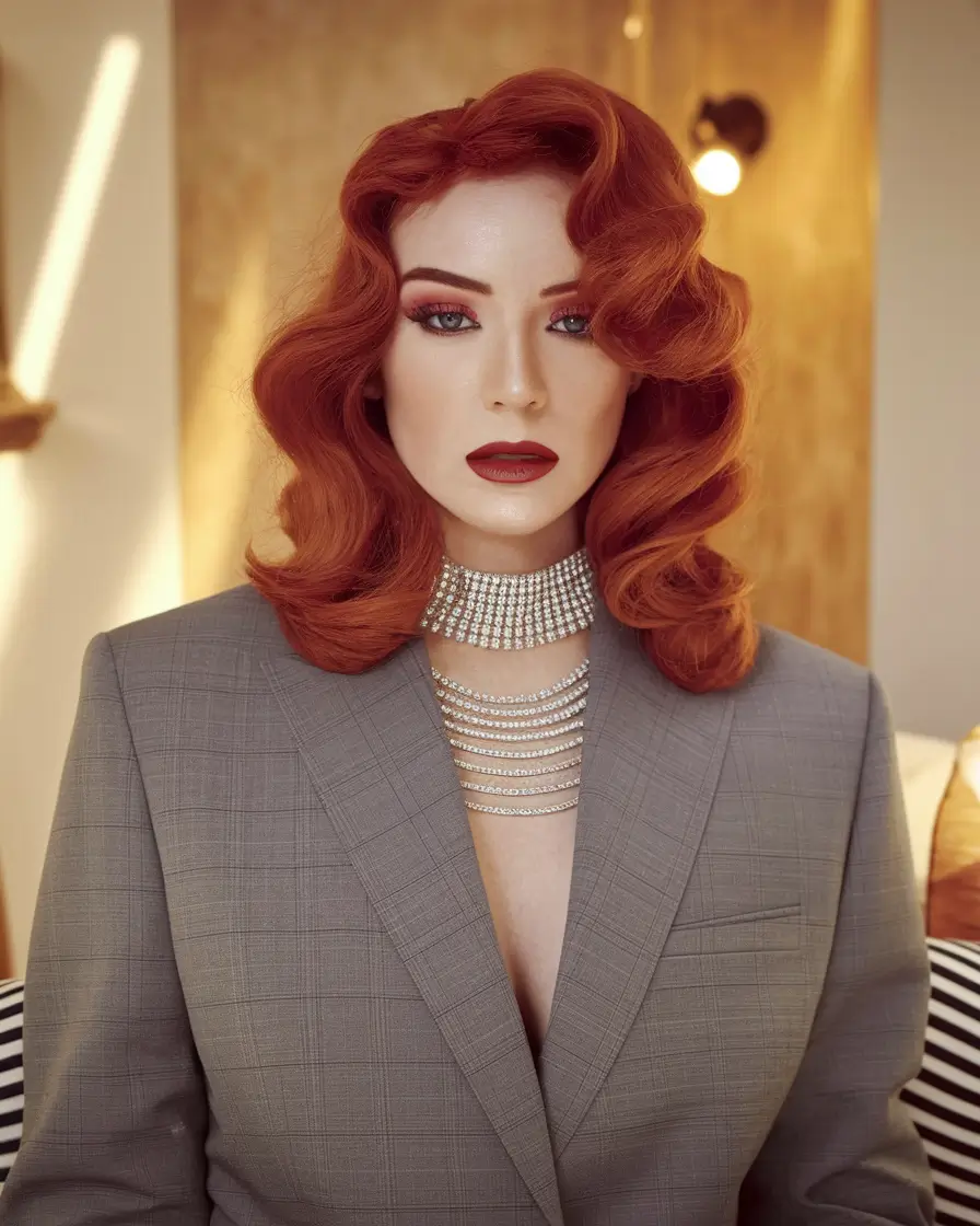 fall red hair color Hollywood Rust for Bombshell Mood