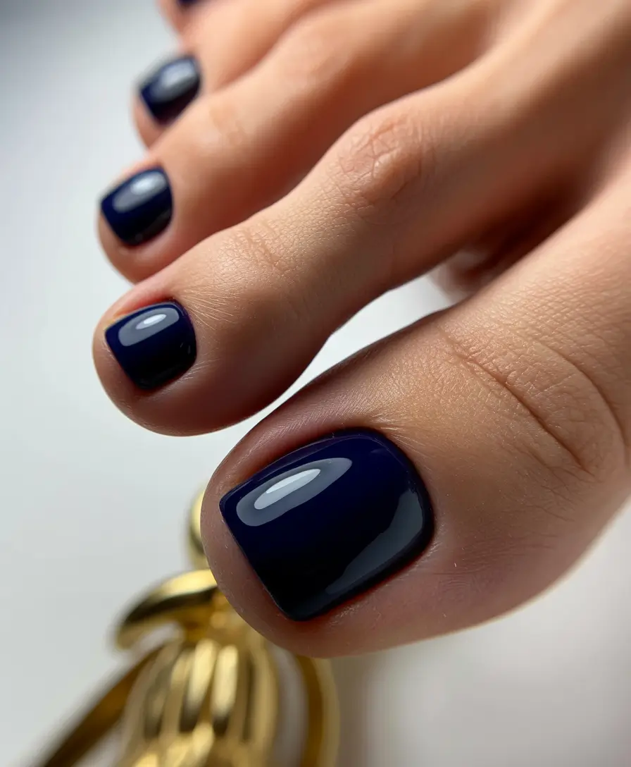 fall toe nail colors 2025 Midnight Classic