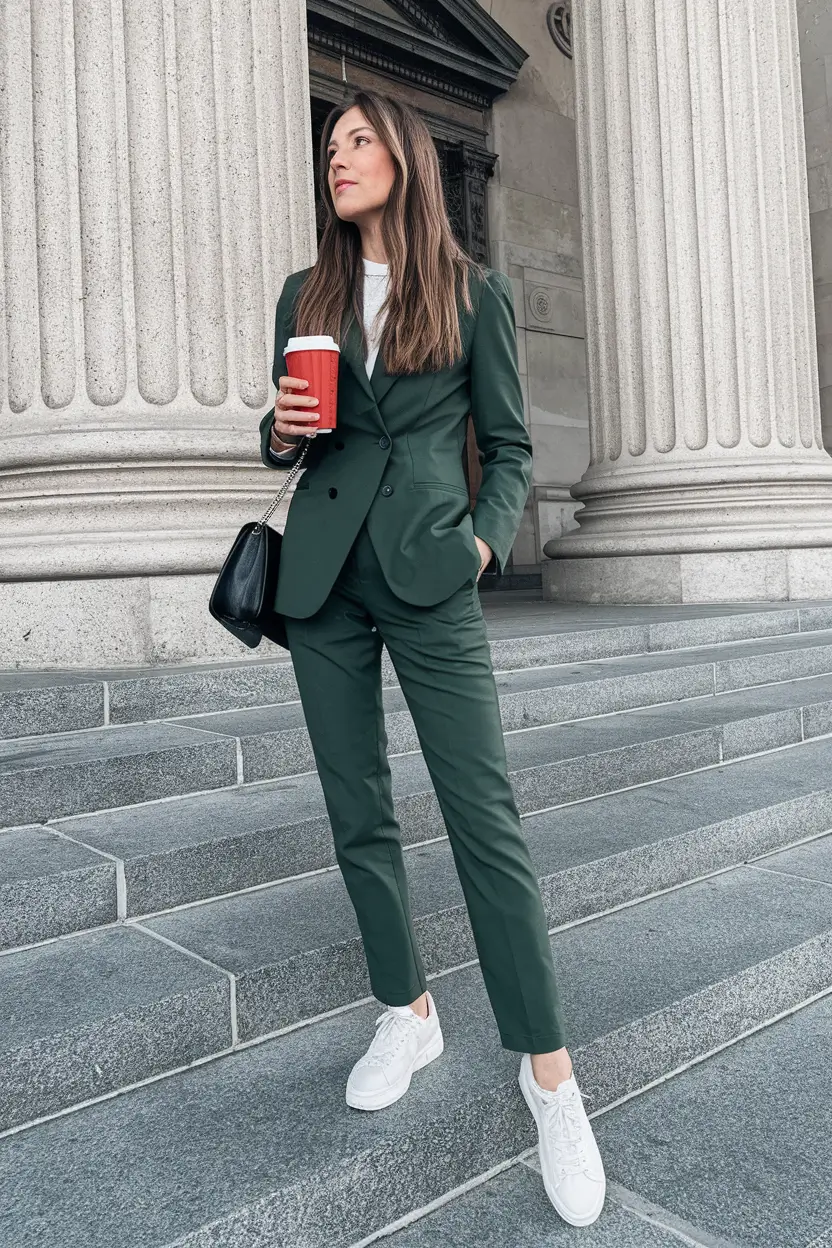 fall work outfits women Modern Suiting with a Relaxed Energy