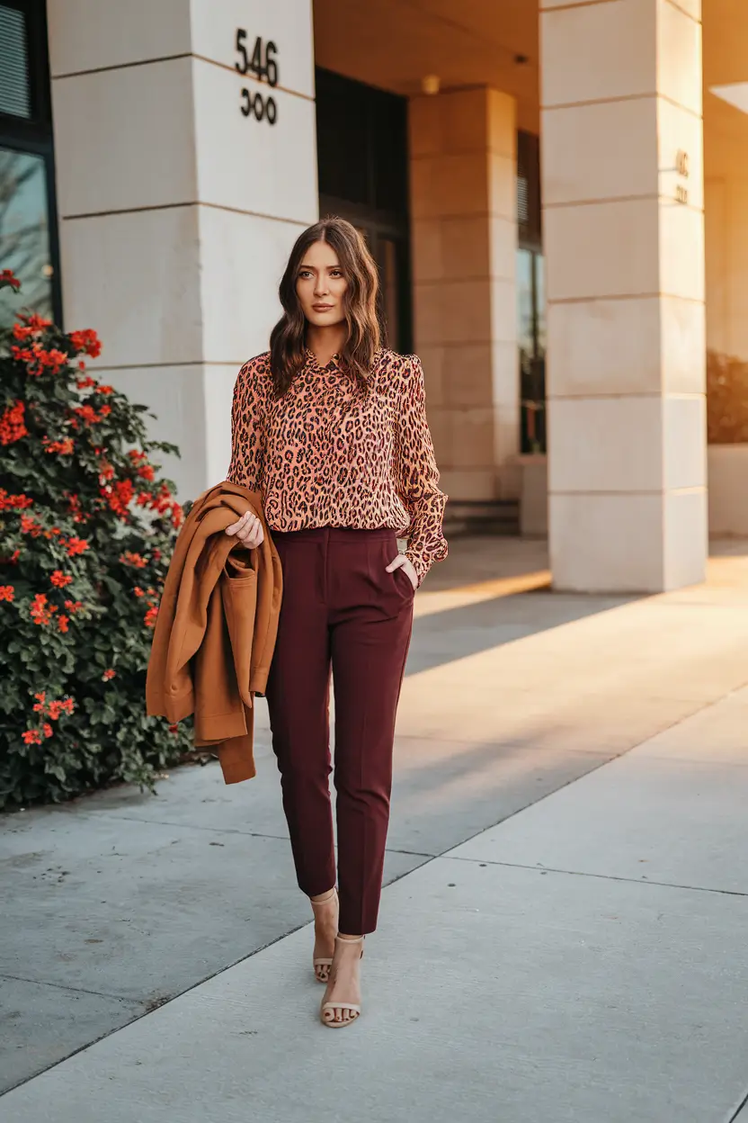 fall work outfits women over 40+Corporate With a Wild Side