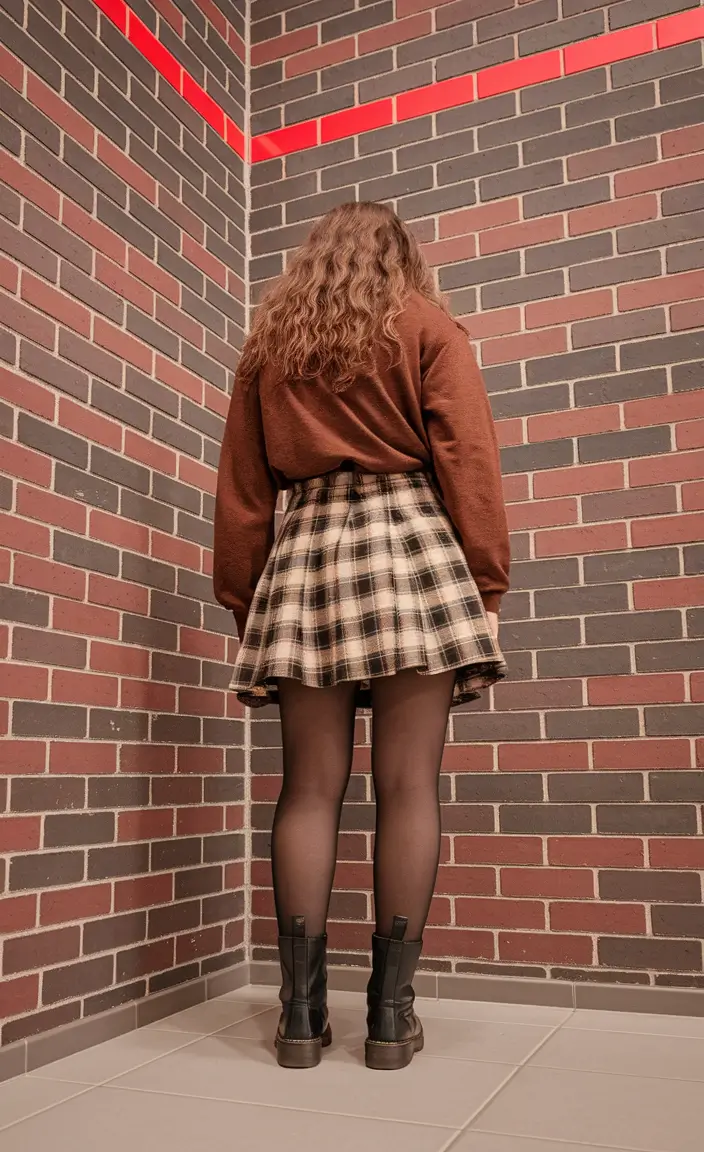 midsize fall outfits Plaid Schoolcore with a Grown-Up Spin