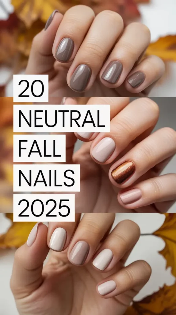 Neutral Fall Nails 2025: Trendy Designs, Colors & Ideas for Every Style