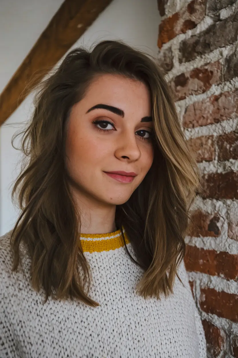 new haircut idea Textured Deep Side Part with Grown-Out Layers