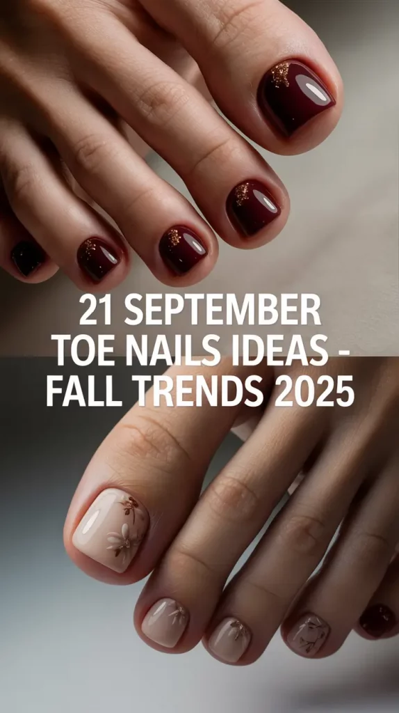 September Toe Nails Ideas – Fall Trends 2025 for Cute and Creative Designs