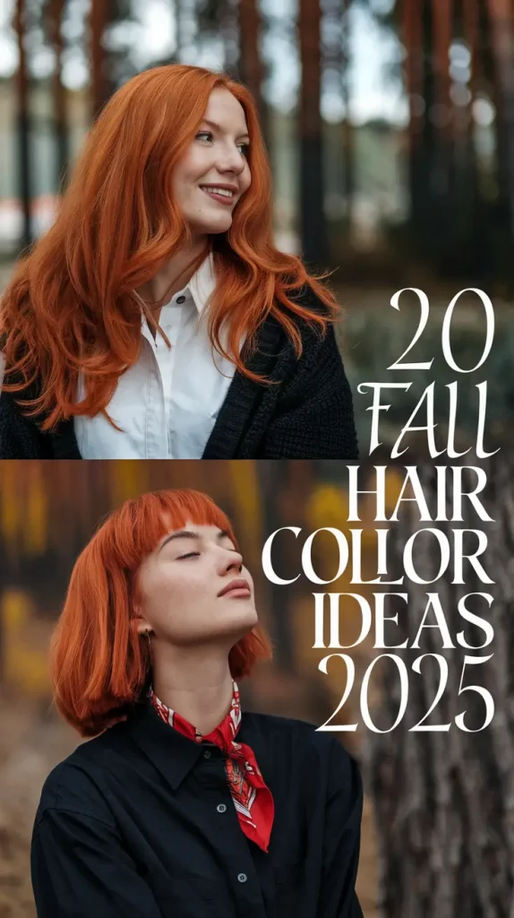 Fall Red Hair Color Ideas 2025: Bold Looks for Fair Skin, Brunettes & Autumn Vibes