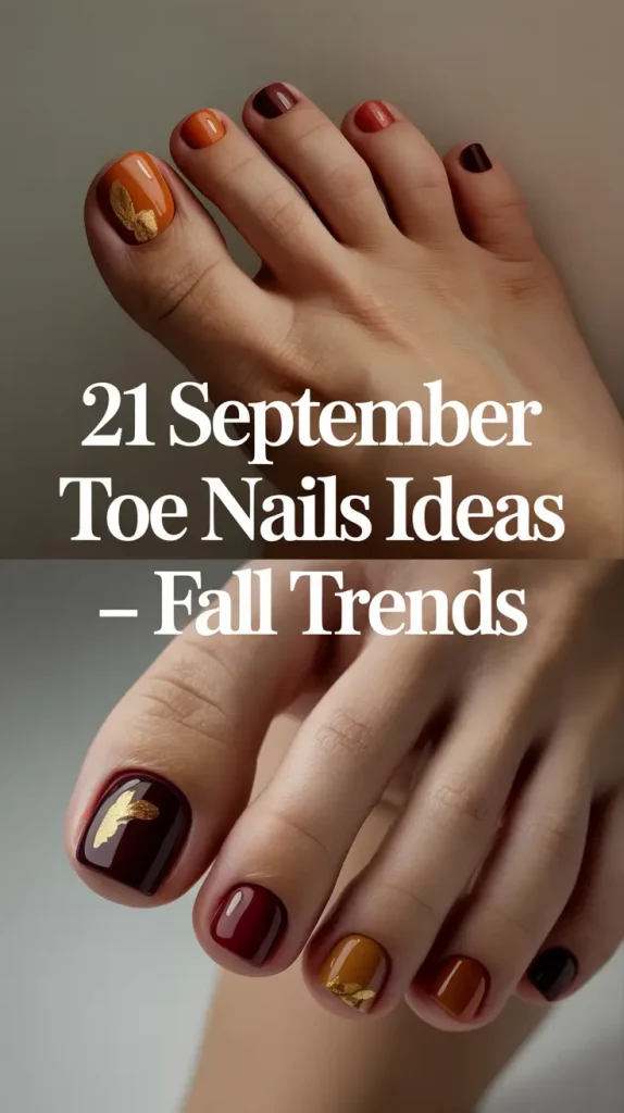 September Toe Nails Ideas – Fall Trends 2025 for Cute and Creative Designs