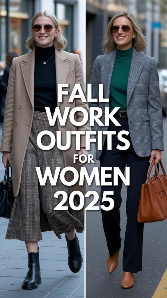 Fall Work Outfits for Women 2025: Stylish Ideas from Smart Casual to Office Chic