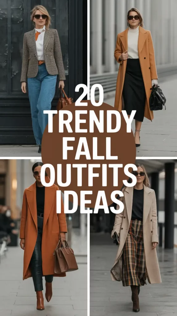 Trendy Fall Outfits Ideas 2025 – Casual Chic Looks & Street Style Inspiration