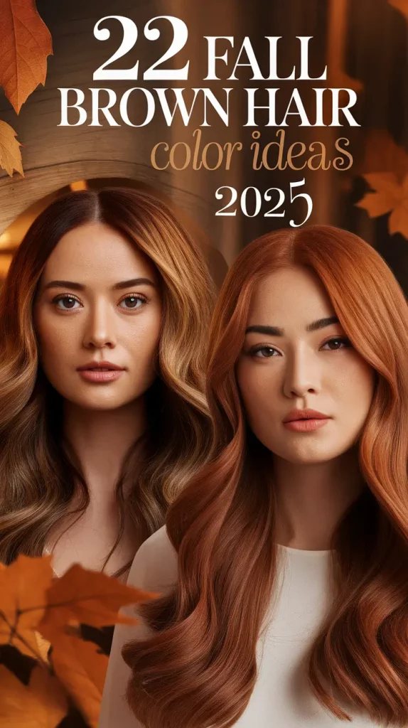 Fall Brown Hair Color Ideas 2025: Best Brunettes Highlights & Balayage Looks