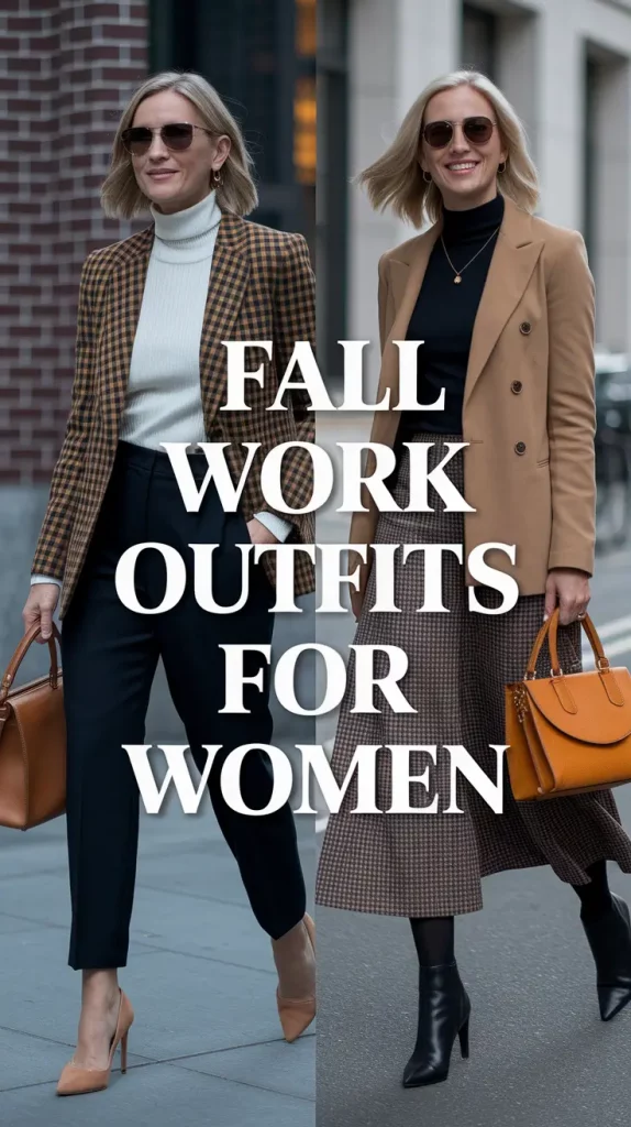 Fall Work Outfits for Women 2025: Stylish Ideas from Smart Casual to Office Chic