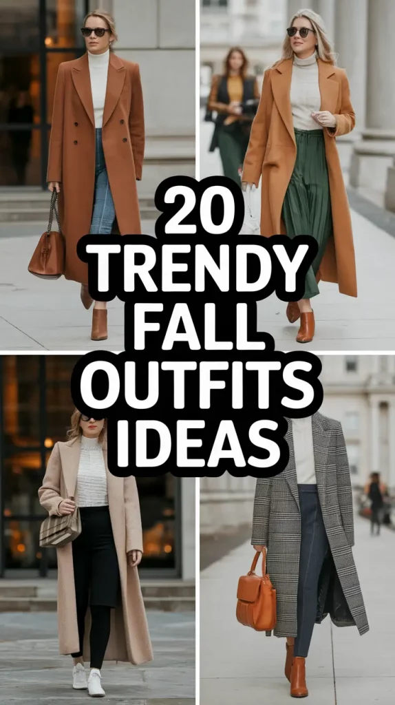 Trendy Fall Outfits Ideas 2025 – Casual Chic Looks & Street Style Inspiration