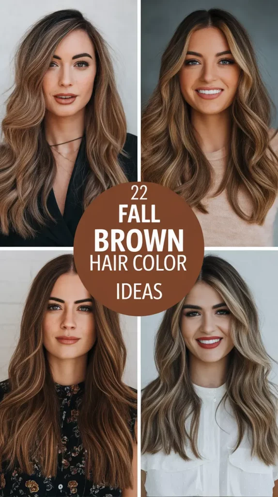 Fall Brown Hair Color Ideas 2025: Best Brunettes Highlights & Balayage Looks