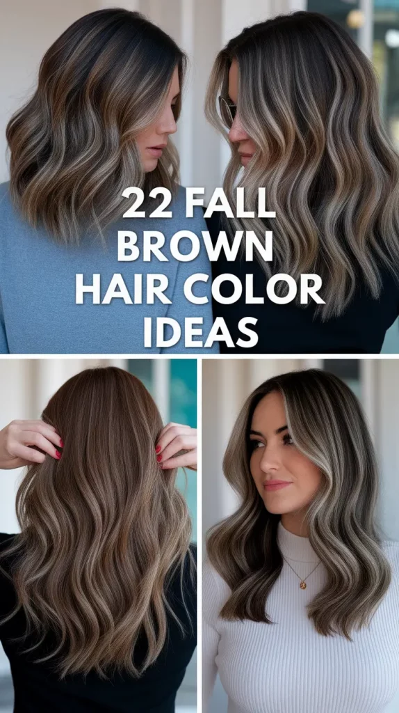 Fall Brown Hair Color Ideas 2025: Best Brunettes Highlights & Balayage Looks