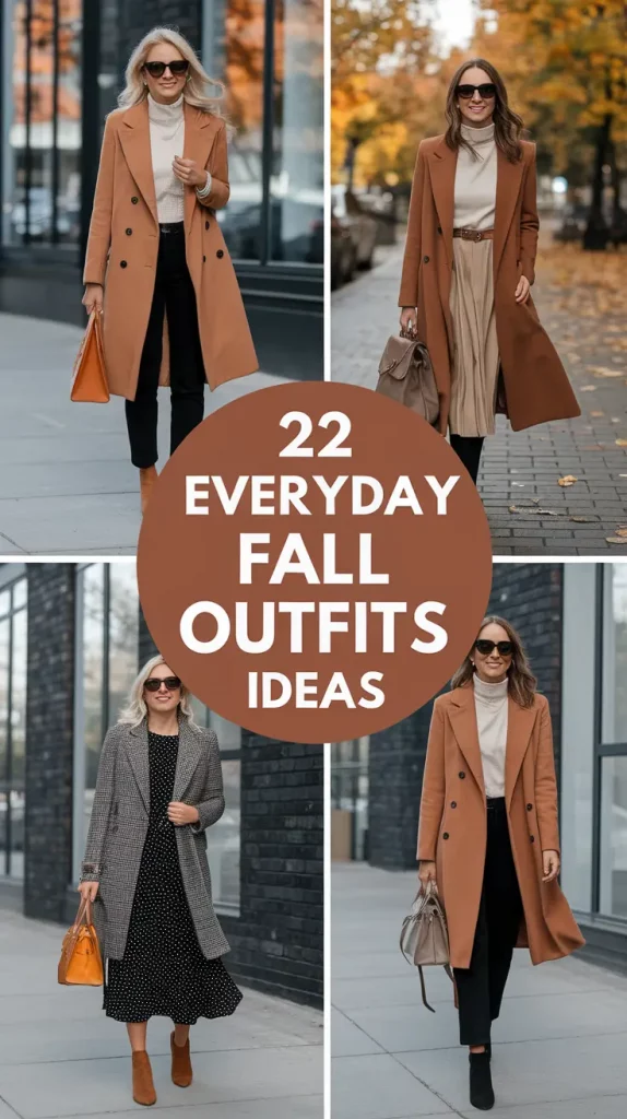 Everyday Fall Outfits Ideas 2025 – Comfy & Chic Looks for Women