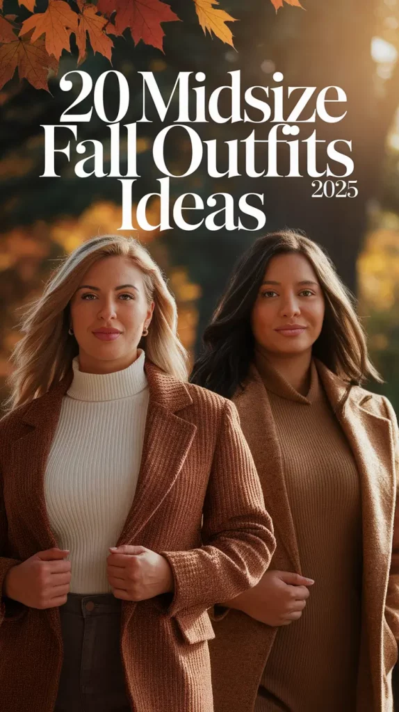 Midsize Fall Outfits Ideas 2025: Stylish Inspo for Casual, Work & Weekend Looks