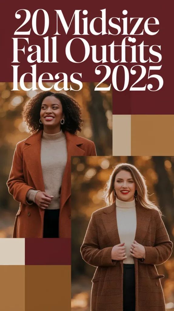 Midsize Fall Outfits Ideas 2025: Stylish Inspo for Casual, Work & Weekend Looks