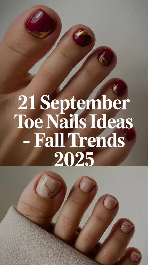 September Toe Nails Ideas – Fall Trends 2025 for Cute and Creative Designs