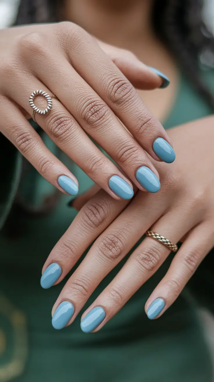 round fall nails 2025 Blue Sky Confidence