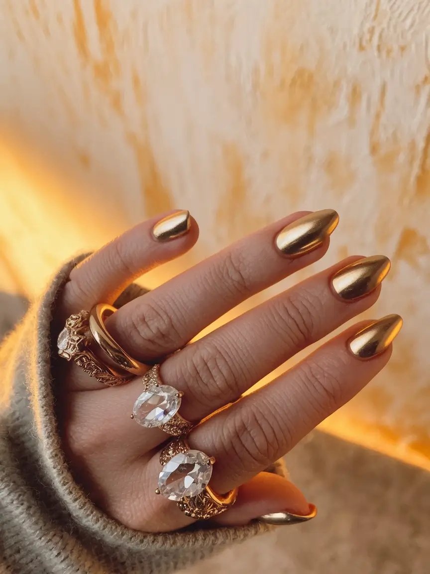 september nails color fall+Golden Glaze for September Glow