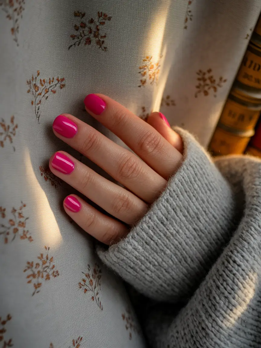 september nails color fall dip powder+Pink Nostalgia