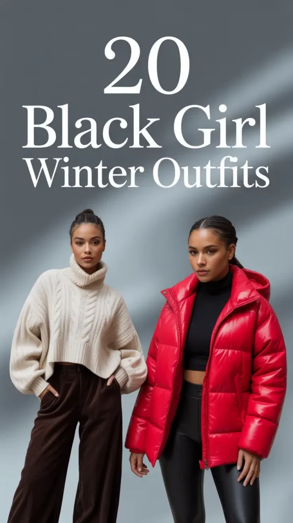 Black Girl Winter Outfits 2025–2026: Chic Street Style and Cozy Fashion Ideas
