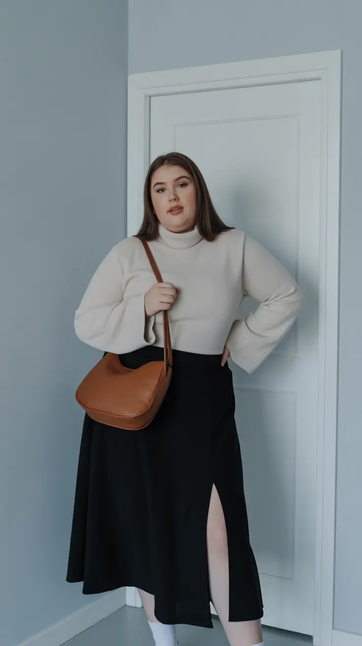 winter capsule wardrobe plus size women Minimal Chic Neutrals