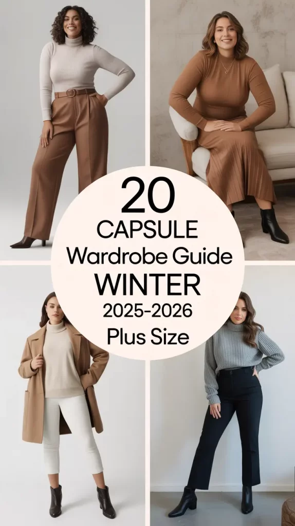 Capsule Wardrobe Guide Winter 2025–2026 Plus Size: Stylish Outfits & Fashion Inspiration